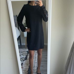 Black long sleeve dress